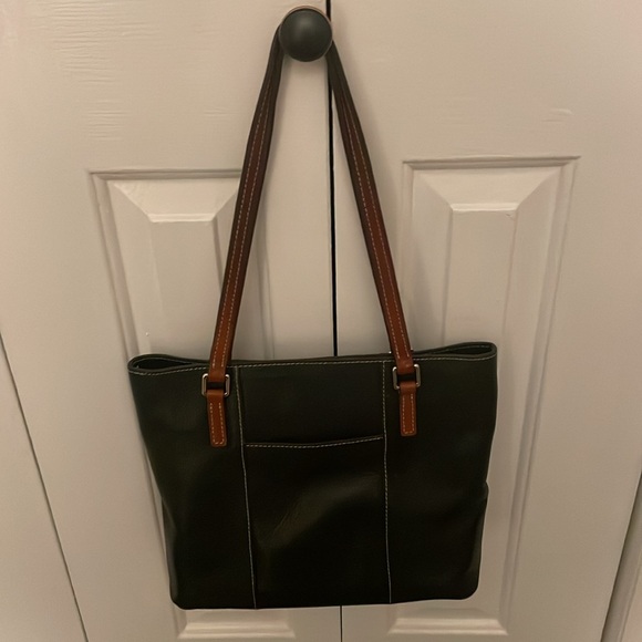 Dooney & Bourke Leather Tote - Picture 2 of 5